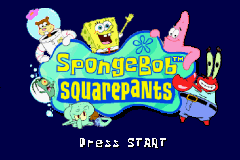 SpongeBob SquarePants - SuperSponge Title Screen